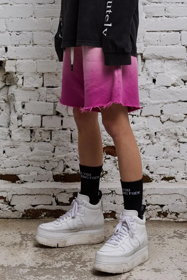 R13 Pants and Skirts Women Drop Sweatshort 8211 Faded Pink