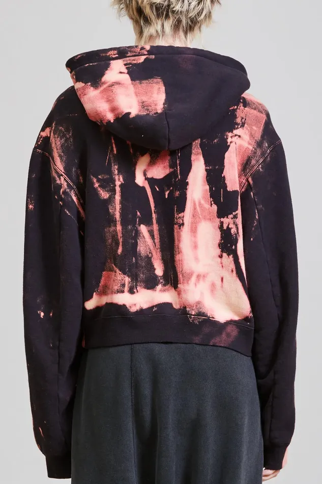 R13 Sweatshirts Women Clash Cropped Hoodie
