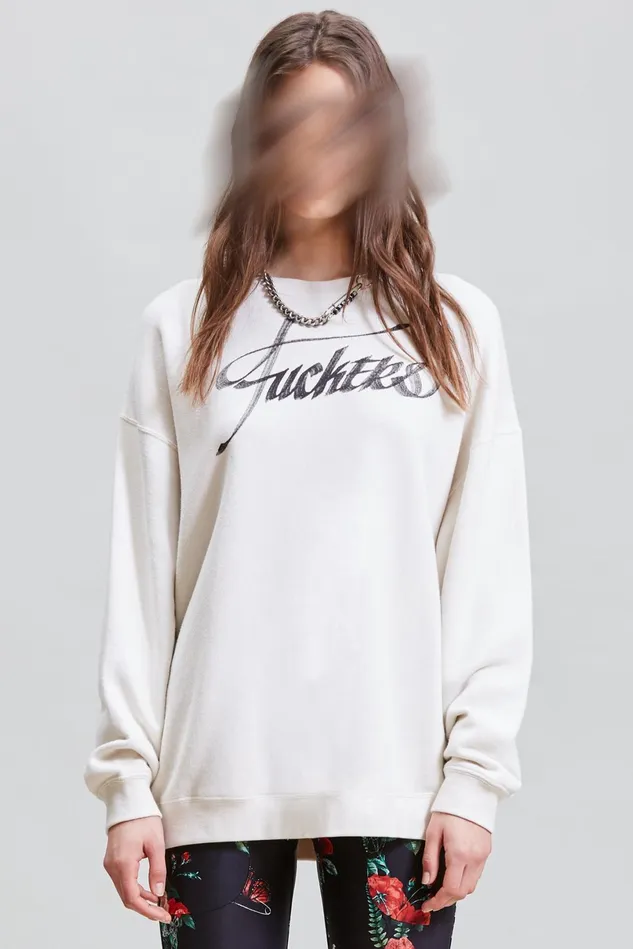 R13 Sweatshirts Women Fkrs Oversized Crewneck