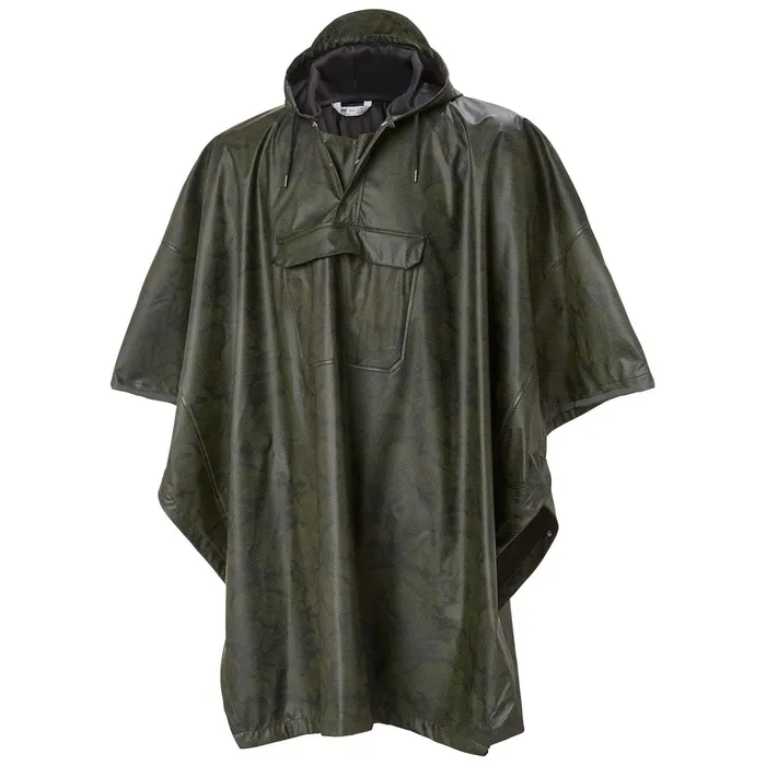 Rain Jackets Men Helly Hansen MOSS PONCHO 469 Forest Camo