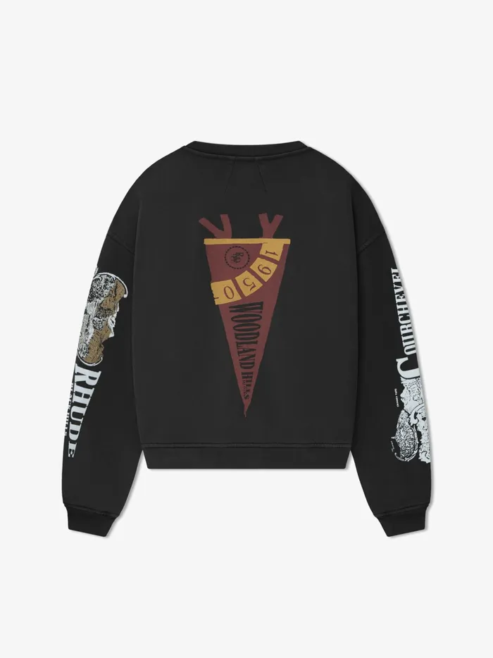 RHUDE PENNANT FLAG CREWNECK Men Rhude Sweatshirts