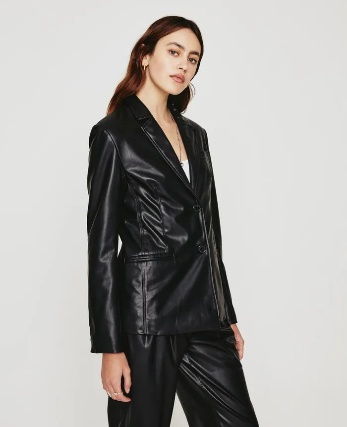 Rima Blazer True Black Women AG Jeans Jackets