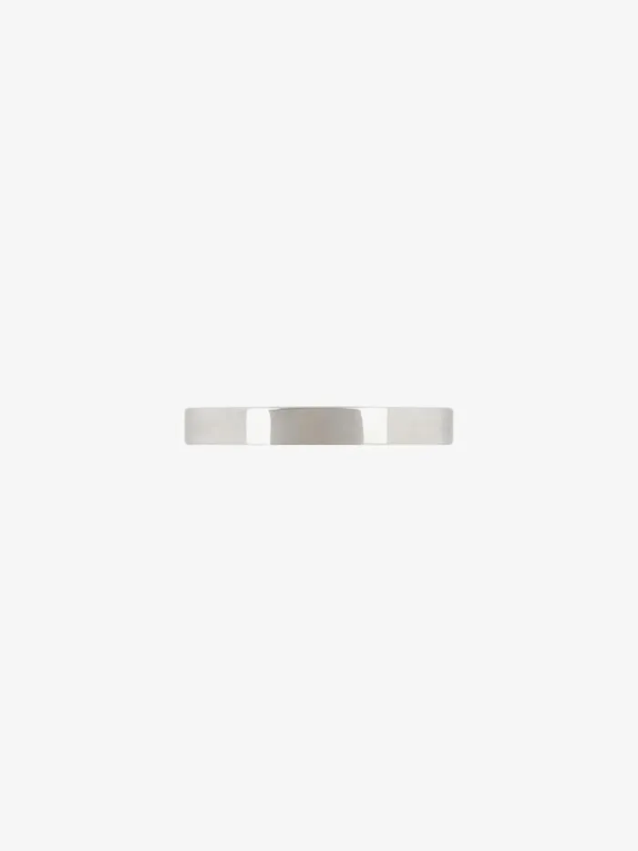 Ring In Metal Silvery Men Givenchy Jewelry