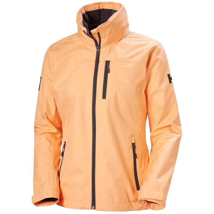 Sailing Jackets Women Helly Hansen W CREW HOODED MIDLAYER JACKET 071 Melon