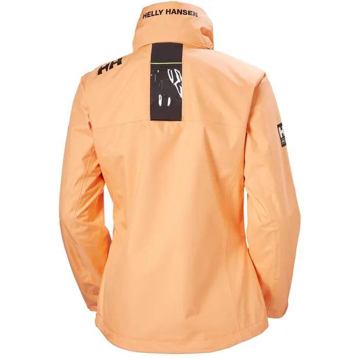 Sailing Jackets Women Helly Hansen W CREW HOODED MIDLAYER JACKET 071 Melon