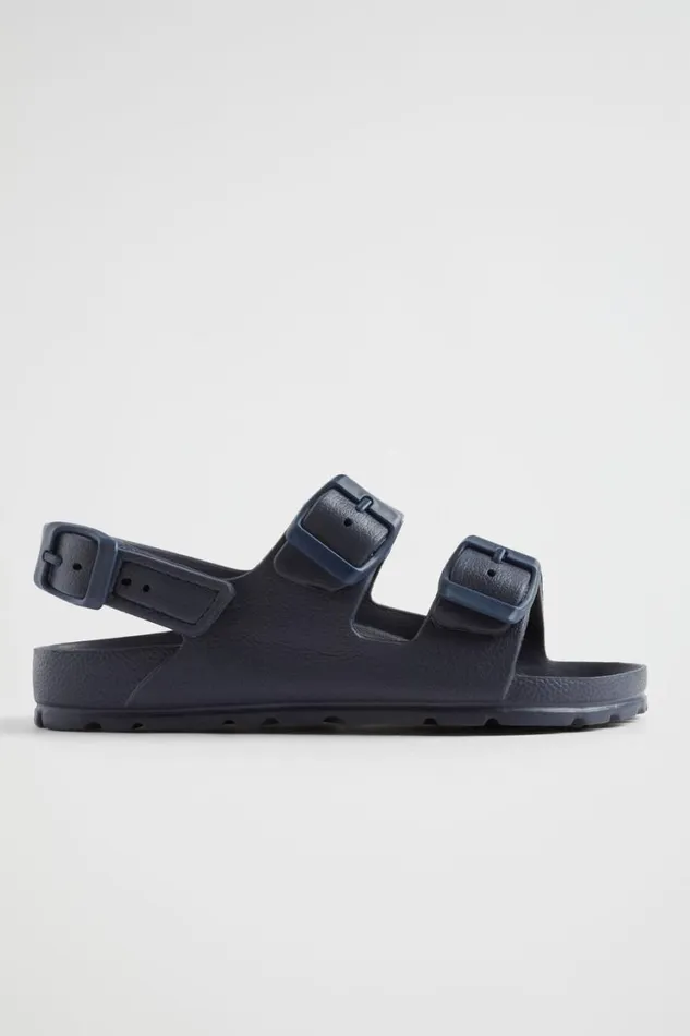 Sandals and Slides Boy Seed Heritage Rubber Buckle Slide Navy