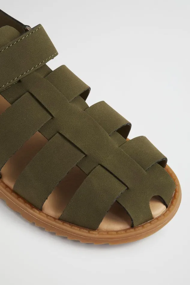 Sandals and Slides Boy Seed Heritage Summer Cage Sandal Khaki