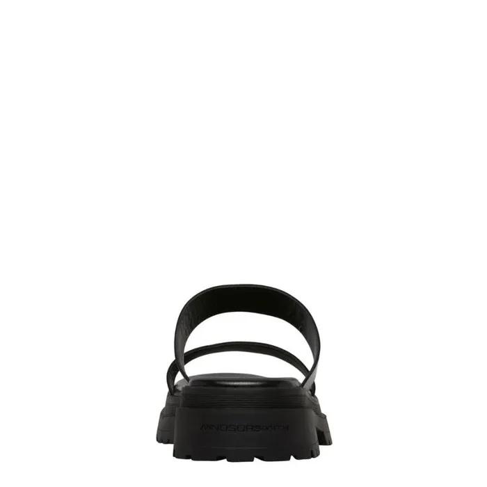 Sandals Women Windsor Smith LASER BLACK LEATHER SANDALS Sandals Women Windsor Smith LASER BLACK LEATHER SANDALS