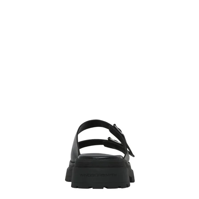 Sandals Women Windsor Smith LULLABY BLACK LEATHER SANDALS Sandals Women Windsor Smith LULLABY BLACK LEATHER SANDALS