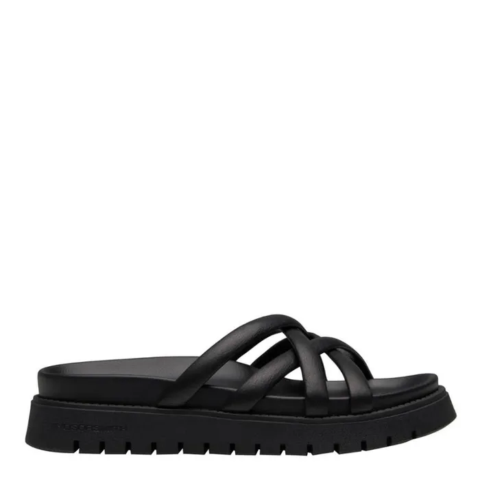 Sandals Women Windsor Smith MISSING BLACK LEATHER SANDALS
