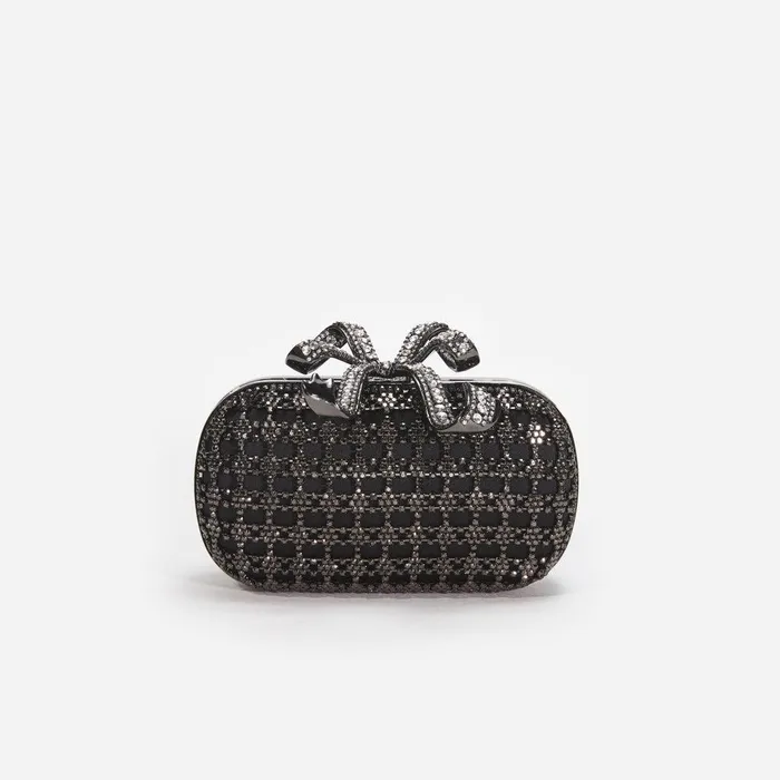 Self Portrait Clutch Bags Black Crystal Clutch Bag 8211 Women
