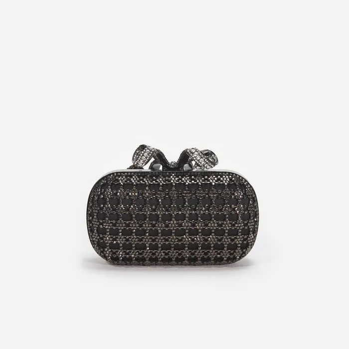 Self Portrait Clutch Bags Black Crystal Clutch Bag 8211 Women