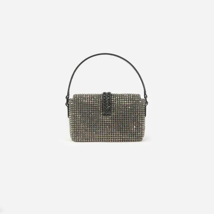 Self Portrait Micro Multi Rhinestone Chainmail Micro Bag 8211 Women