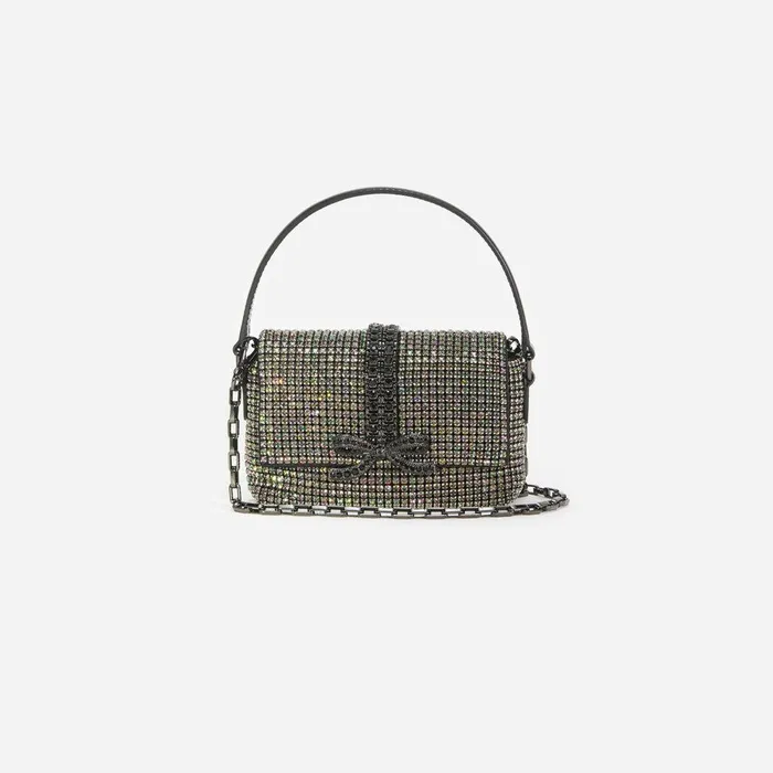 Self Portrait Micro Multi Rhinestone Chainmail Micro Bag 8211 Women