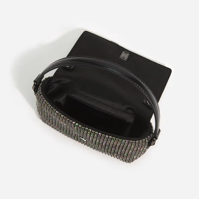 Self Portrait Micro Multi Rhinestone Chainmail Micro Bag 8211 Women