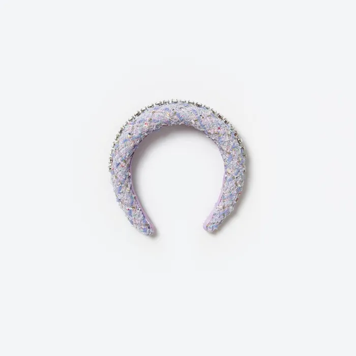 Self Portrait Purple Boucle Headband 8211 Kids