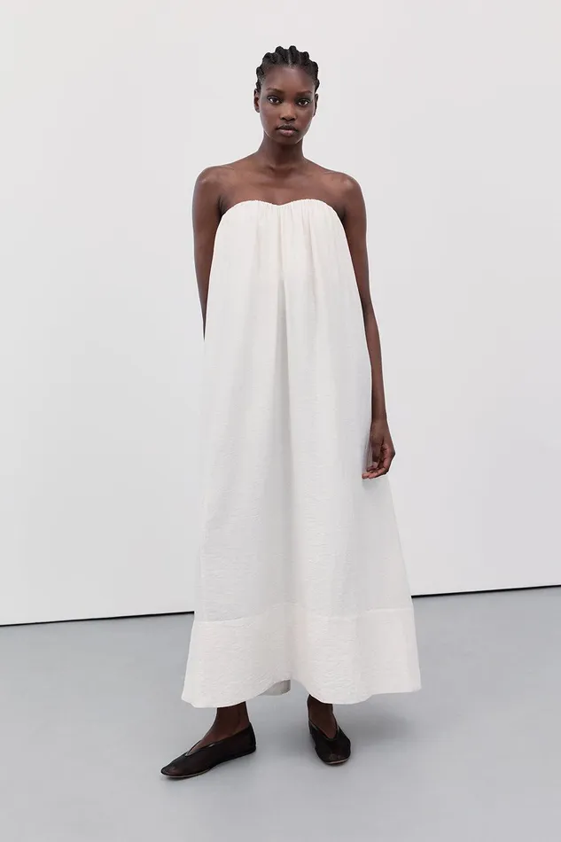 SHANIYA CREAM MARLE MIDI DRESS Women DISSH Midi Dresses