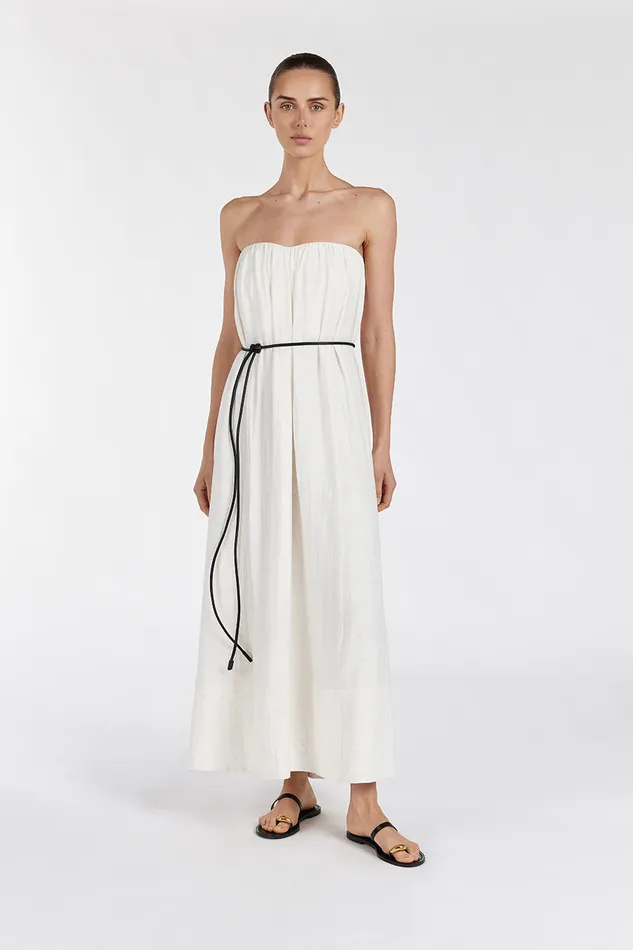 SHANIYA CREAM MARLE MIDI DRESS Women DISSH Midi Dresses