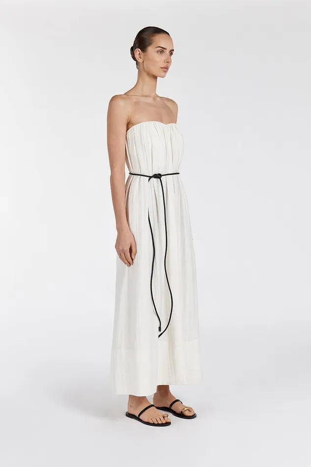 SHANIYA CREAM MARLE MIDI DRESS Women DISSH Midi Dresses