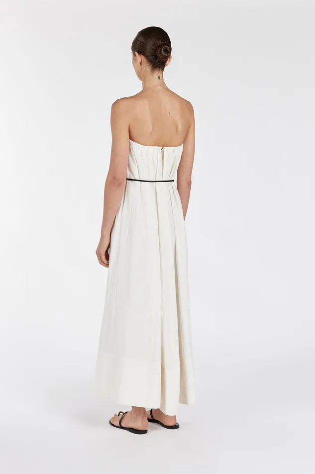 SHANIYA CREAM MARLE MIDI DRESS Women DISSH Midi Dresses