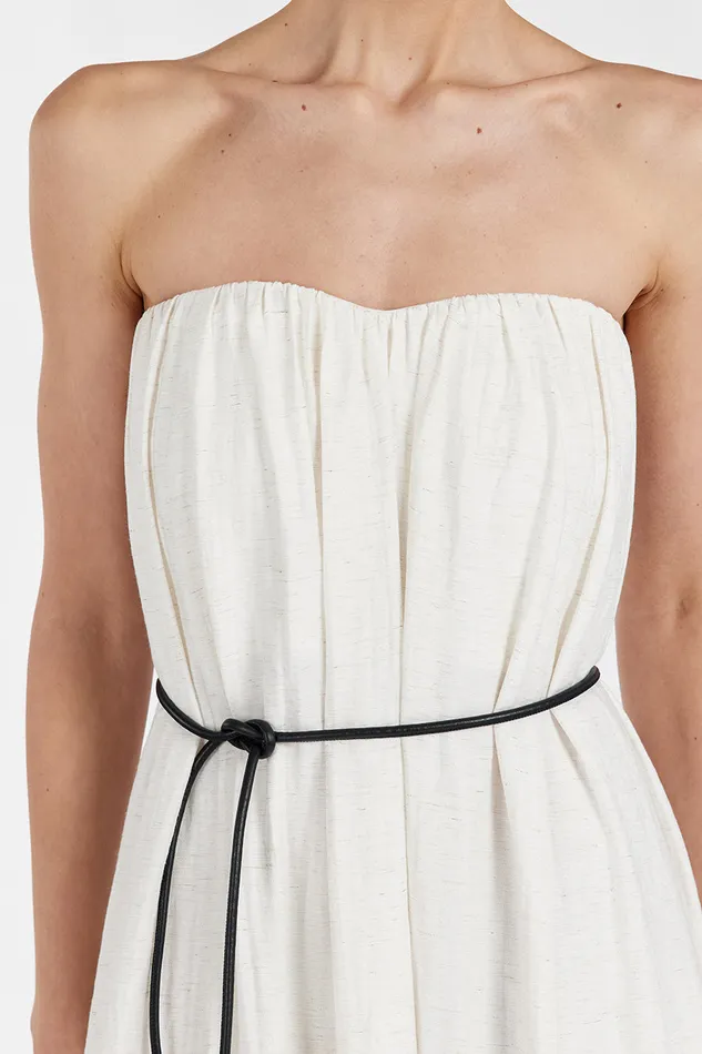 SHANIYA CREAM MARLE MIDI DRESS Women DISSH Midi Dresses