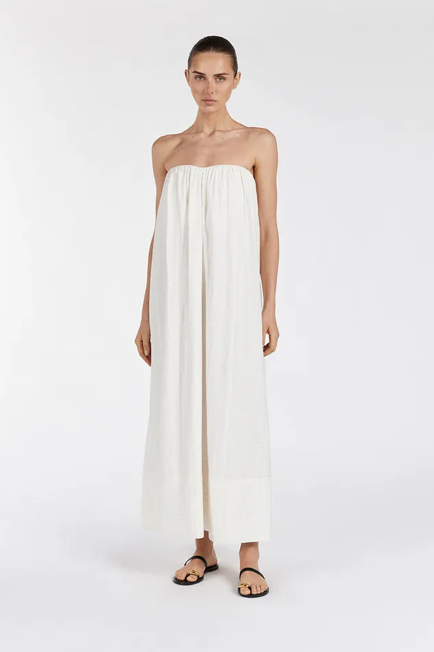 SHANIYA CREAM MARLE MIDI DRESS Women DISSH Midi Dresses
