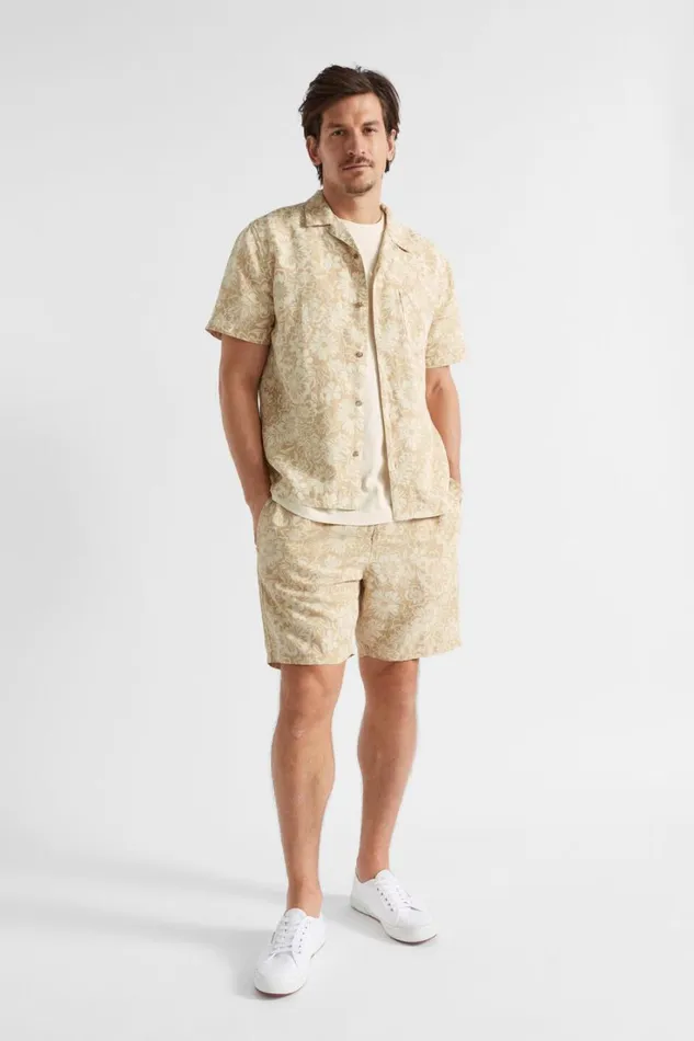 Shirts Man Seed Heritage Resort Shirt Sand Floral