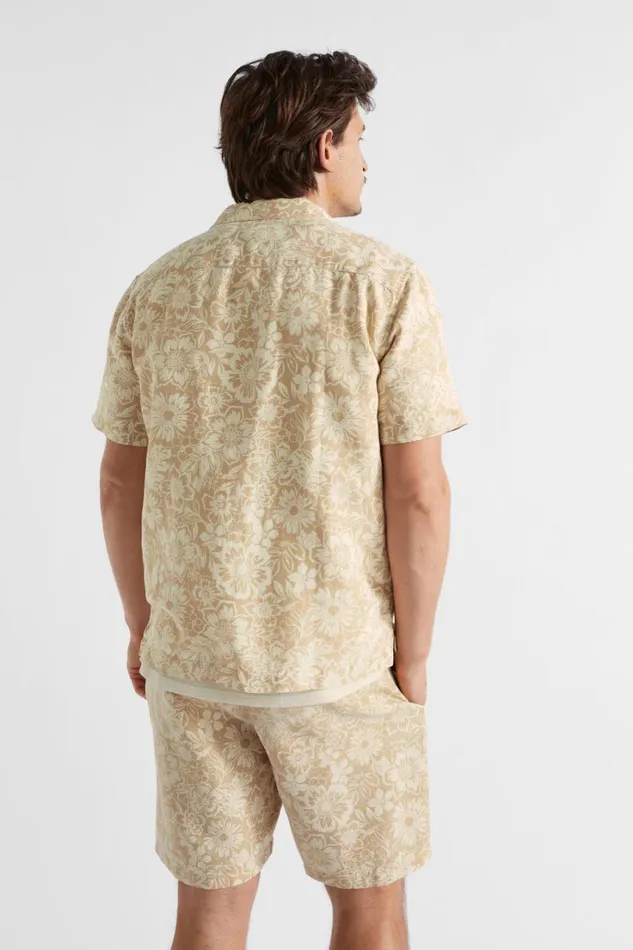 Shirts Man Seed Heritage Resort Shirt Sand Floral