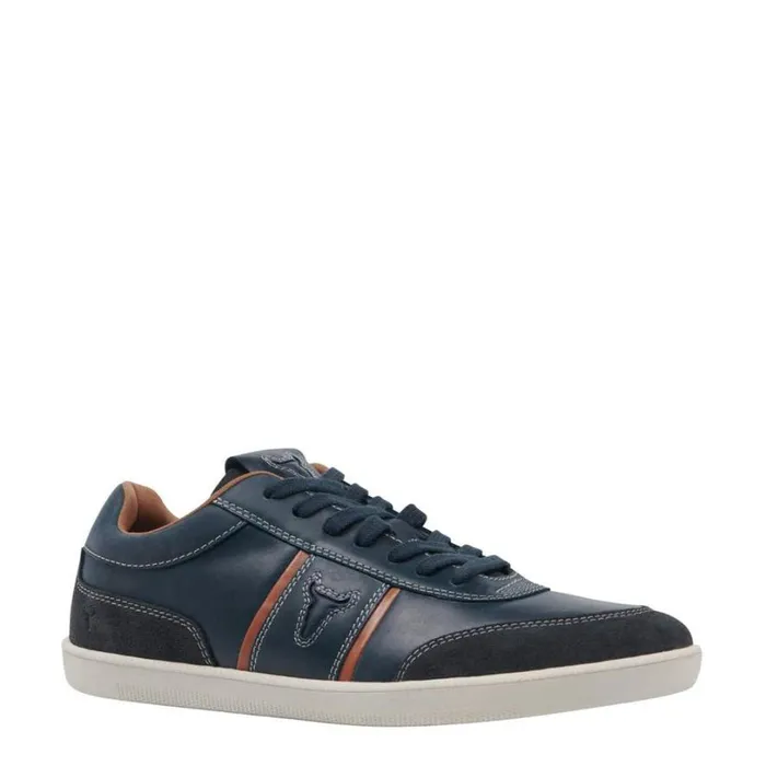 Shoes Men Windsor Smith CARLO INK LEATHER SUEDE SHOES