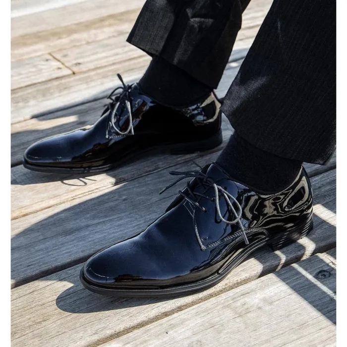 Shoes Men Windsor Smith PITT BLACK PATENT SHOES