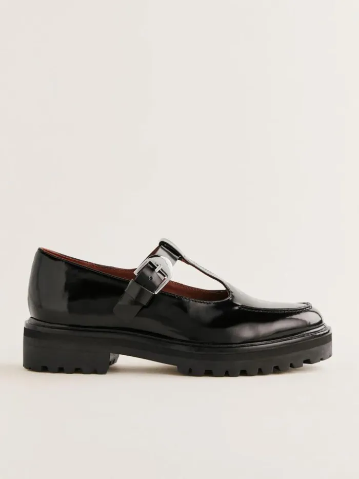 Shoes The Reformation Abalonia Chunky Maryjane Black