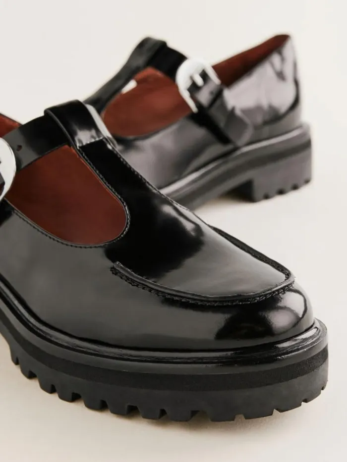Shoes The Reformation Abalonia Chunky Maryjane Black