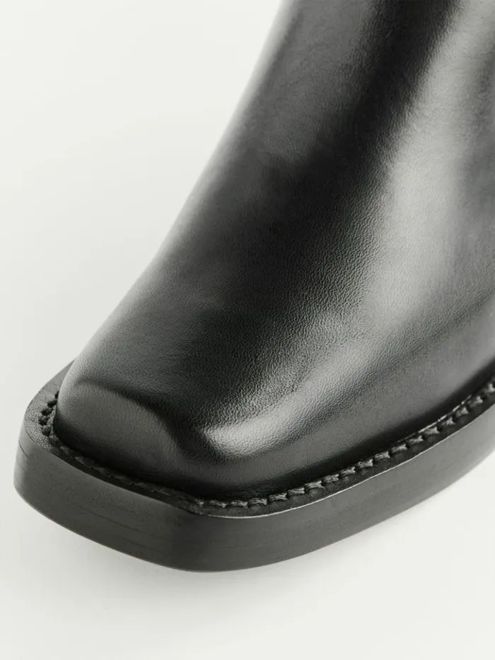 Shoes The Reformation Francesca Moto Boot Black