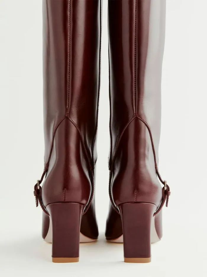 Shoes The Reformation Gaelle Knee Boot Ruby