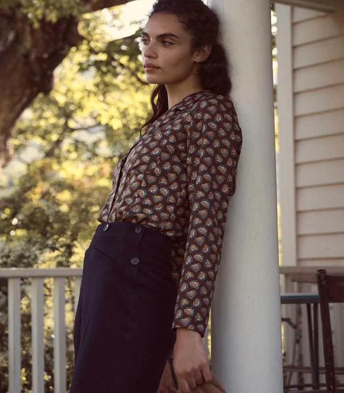 Shop ABENA TOP Bedford Floral DEN Tops