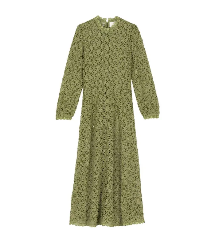 Shop ANGELIQUE DRESS Poire Verte DEN Dresses