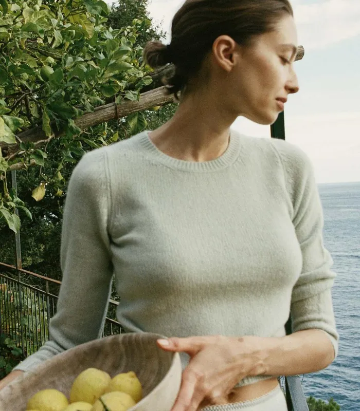 Shop GIDEA SWEATER Tidepool DEN Knitwear