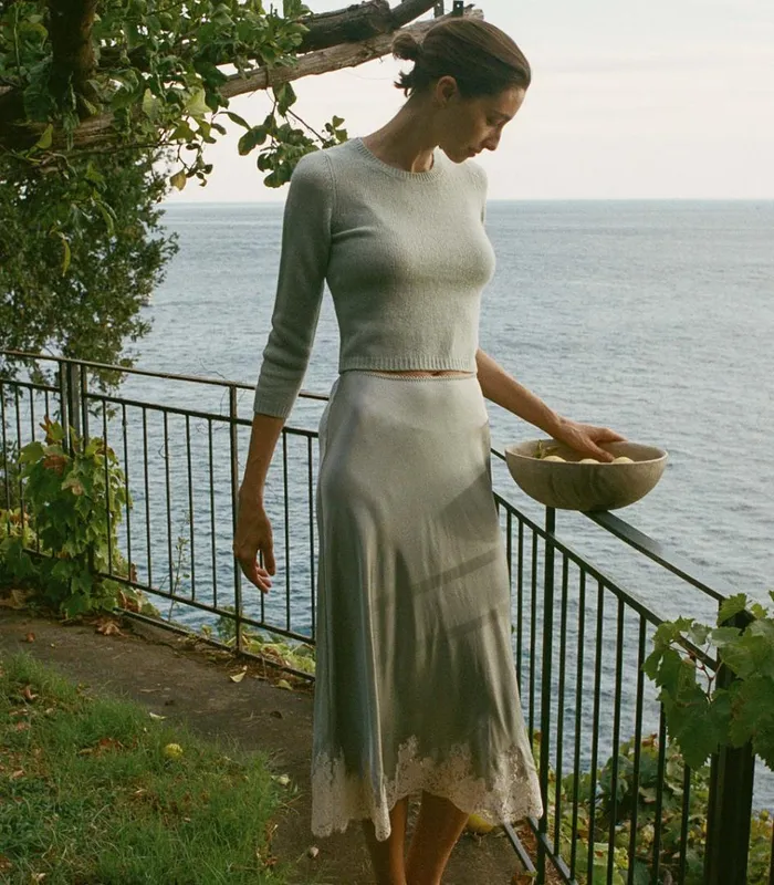Shop GIDEA SWEATER Tidepool DEN Knitwear