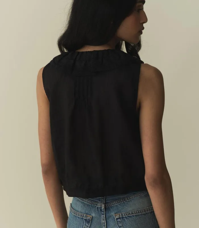 Shop HALETTE TOP Black DEN Tops