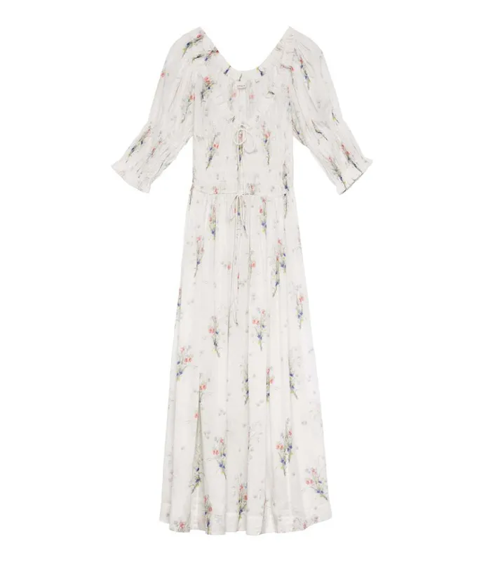 Shop ISCHIA DRESS Painted Bouquet DEN Dresses