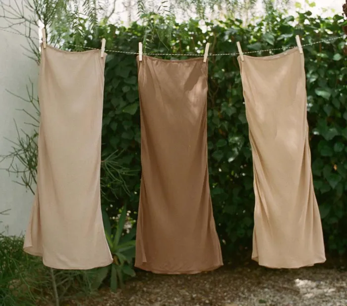 Shop LONG SKIRT SLIP Conch DEN Delicates and Sleepwear