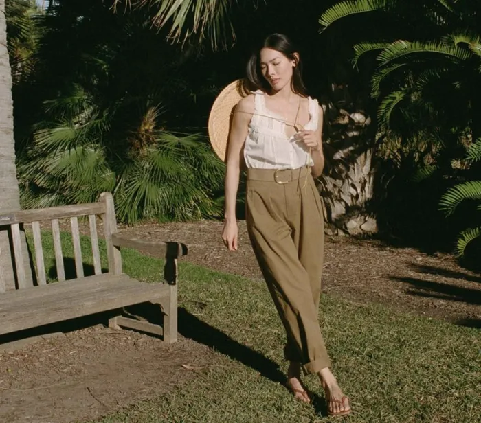 Shop LOUVRE PANT Boscage DEN Pants and Shorts