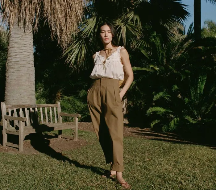 Shop LOUVRE PANT Boscage DEN Pants and Shorts
