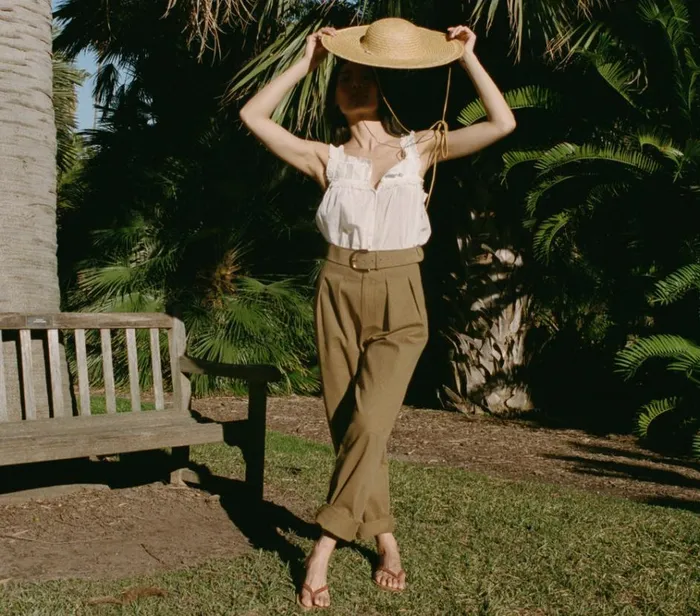 Shop LOUVRE PANT Boscage DEN Pants and Shorts