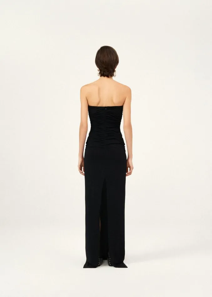 Shop Magda Butrym Dresses Bustier Maxi Dress In Black Shop Magda Butrym Dresses Bustier Maxi Dress In Black