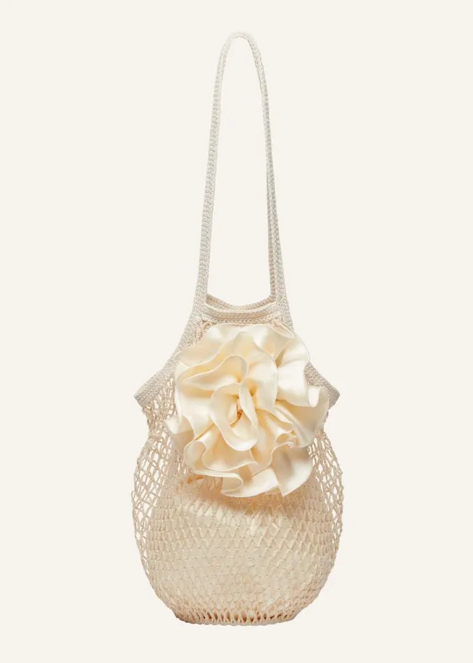 Shop Magda Butrym Handbags Medium Devana Bag In Cream