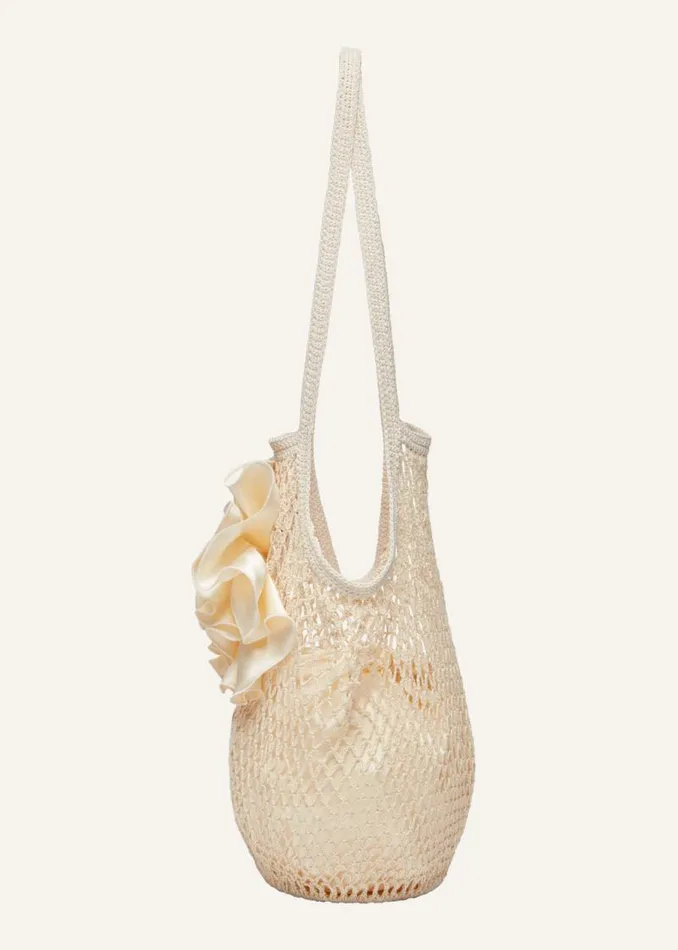 Shop Magda Butrym Handbags Medium Devana Bag In Cream Shop Magda Butrym Handbags Medium Devana Bag In Cream