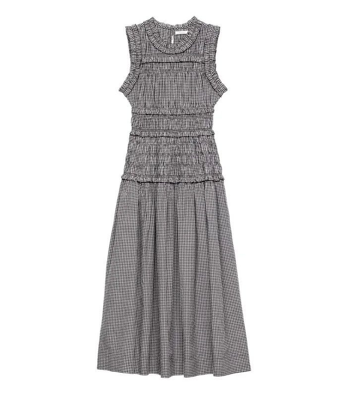 Shop MALLORY DRESS La Maddalena Gingham DEN Dresses