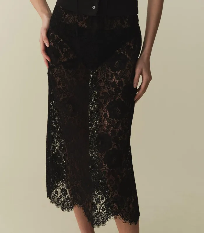 Shop NANDI SKIRT Black DEN Skirts
