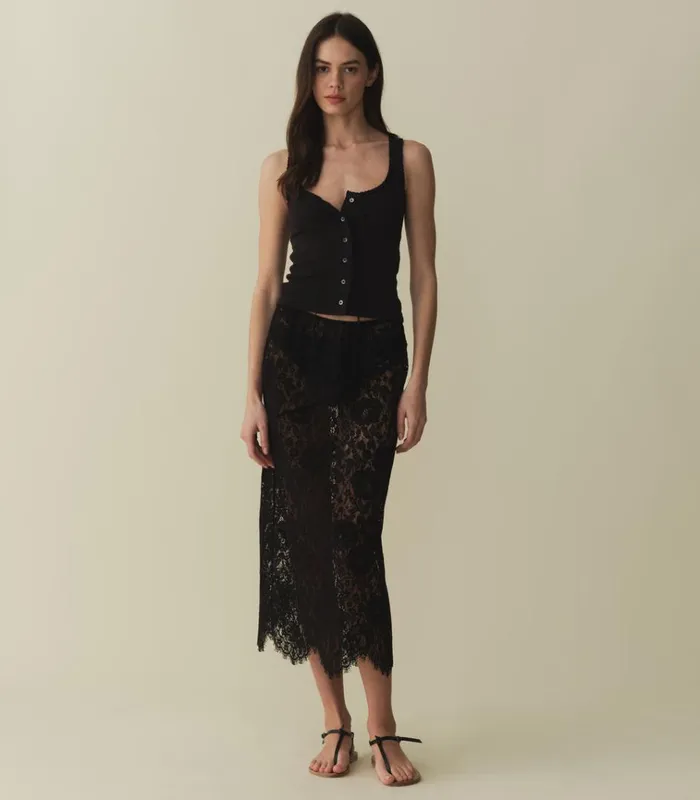 Shop NANDI SKIRT Black DEN Skirts
